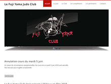 Tablet Screenshot of fujiyama-judo-club.fr